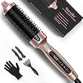 Amazon Terviiix Hot Brush Inch Ceramic Tourmaline Ionic Curling Iron Volumizing Heated