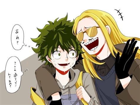 Cursed Bnha Ship Deku X Present Mic Personajes De Anime Parejas