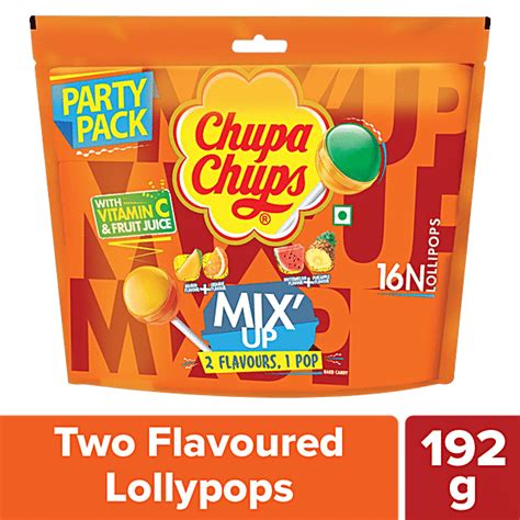 Buy Chupa Chups Mix Up Flavoured Lollipop With Vitamin C Fruit