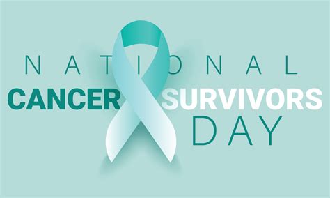 National Cancer Survivors Day Background Banner Card Poster