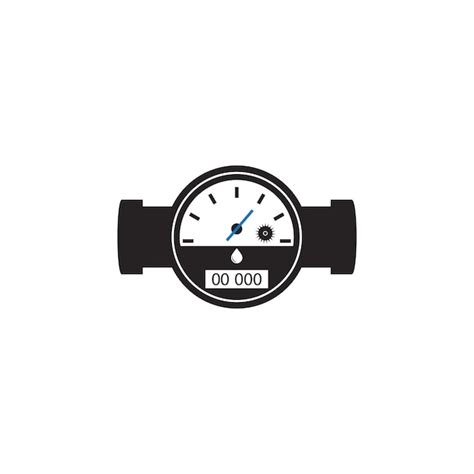 Premium Vector Water Meter Icon