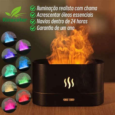 Kinscoter aroma difusor umidificador de ar ultra sônica névoa fria