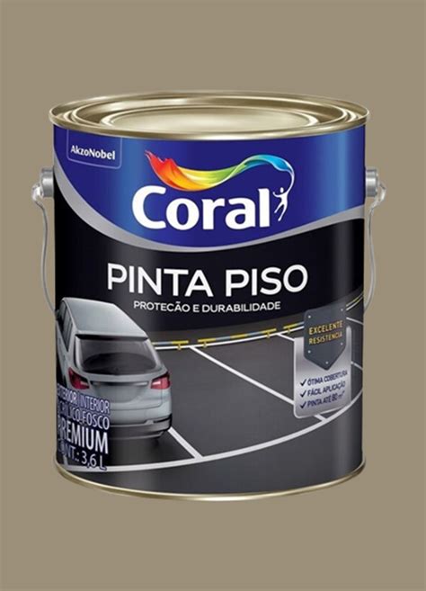 Tinta Acr Lico Piso Coral L Concreto Tocco Tudo Para Sua