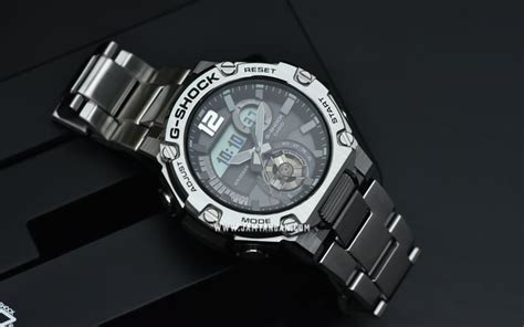 Casio G Shock G Steel Gst B Sd Adr Tough Solar Digital Analog Dial