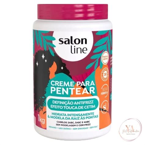 Creme Para Pentear Defini O Antifrizz Salon Line Kg Shopee Brasil