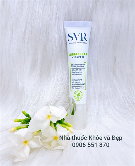 Svr Sebiaclear Cicapeel Gel Gel Chấm Mụn Svr Làm Giảm Mụn Viêm Sưng