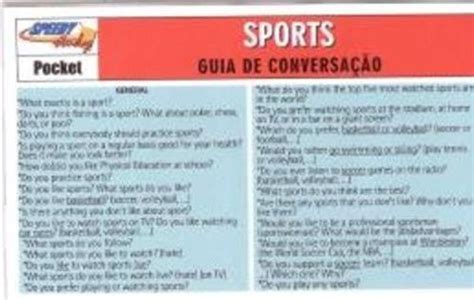 Sports Guia De Conversa O Livraria Internacional Sbs