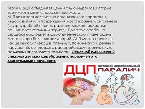 Лечебно-воспитательные мероприятия при ДЦП - презентация онлайн