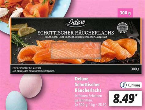 Deluse Schottischer Räucherlachs Angebot bei Lidl 1Prospekte de