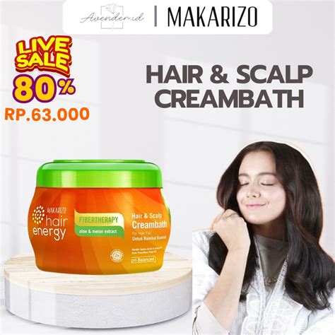 Jual GET 1 GIFT MAKARIZO HAIR ENERGY FIBERTHERAPY HAIR SCALP