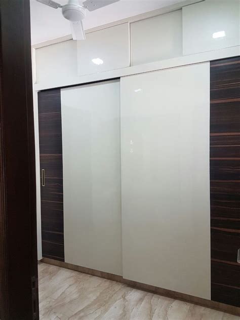 Plywood Door Modular Wooden Wardrobe Without Mirror Without Locker