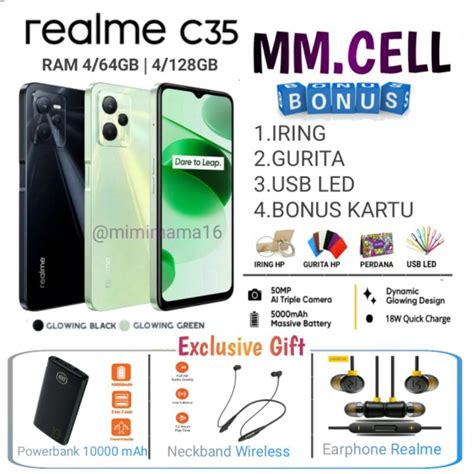 Jual REALME C35 RAM 4 64 REALME C 35 4 128GB C30 2 32 GB GARANSI