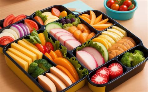 Premium Ai Image Deluxe Japanese Makunouchi Bento Boxes With Riceudon Noodles Vegetables