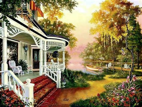 268 best Pretty paintings of Country Scenes images on Pinterest ...