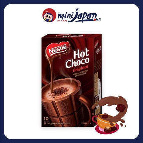 Bột cacao Nestle Hot Choco original Hàn Quốc 240g 10 gói x 24g Shopee Việt Nam