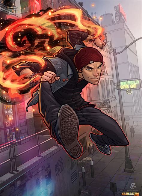 Delsin Rowe Concept Art