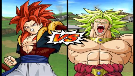 Dragon Ball Z Budokai Tenkaichi 3 Gogeta SSj4 Vs Broly LSSj Enhanced