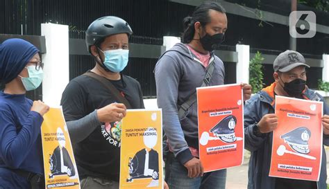 FOTO AJI Desak Jaksa Tuntut Maksimal Pelaku Penganiaya Jurnalis