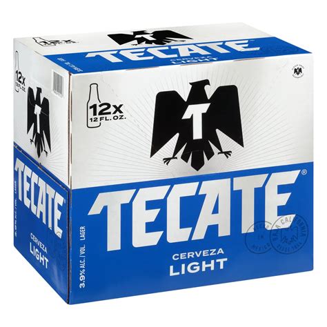 Tecate Light Beer 12 oz Bottles - Shop Beer at H-E-B