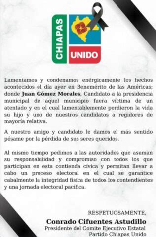 Matan A Hijo De Candidato En Ataque Armado En Benem Rito De Las