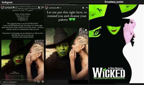 Toxic Wicked Actress Bizarrely Triggered Over Fan Edited Poster