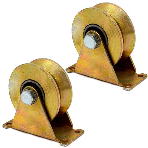 Buy Inch Gate Roller Wheels Pcs V Groove Wheel Sliding Gate