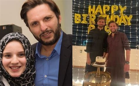 Shaheen Shah Afridi celebrates her birthday with the Shahid Afridi family. - Voiceup Pakistan