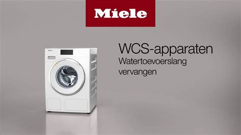 Hoe Vervang Ik De Watertoevoerslang Van Mijn Miele WCS Wasmachine