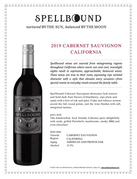 Spellbound Cabernet Sauvignon Folio Fine Wine Partners