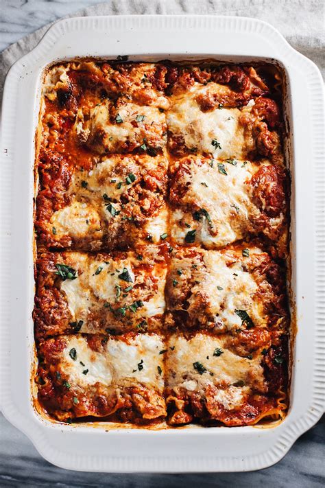 Sweet Spicy Italian Sausage Lasagna A Simple Palate Recipe