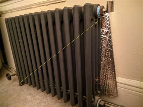 Correct Placement For Radiator Vent Heating Help The Wall