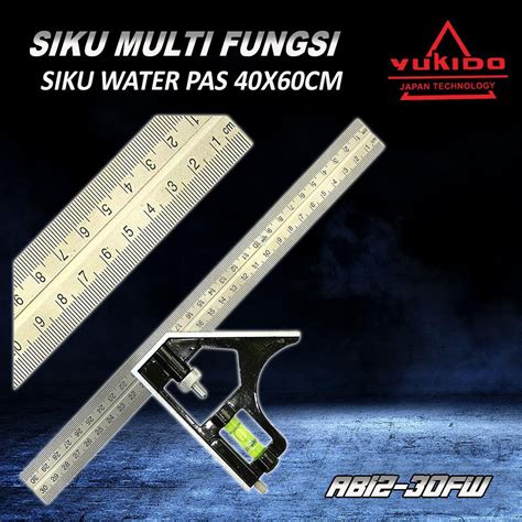 Jual Penggaris Siku L Sudut Sekon Multifungsi Waterpass Kombinasi