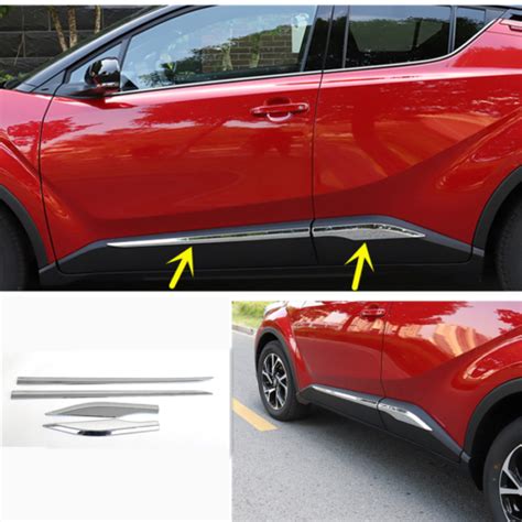 Fit For Toyota Chr C Hr Abs Chrome Side Door Body