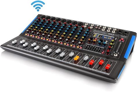 Pyle Pmxu Bt Channel Bluetooth Studio Audio Mixer Dj Sound