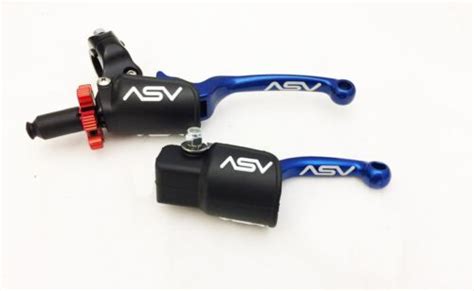 ASV F3 Front Brake Pro Pack Clutch Perch Levers Blue Suzuki RMZ 250 450