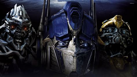 Megatron Optimus Prime And Bumblebee Transformers Wallpaper Movie