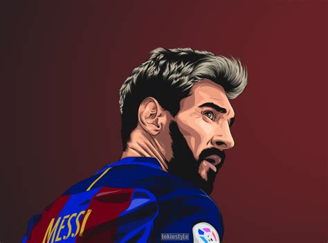 Lionel Messi | Vector Art by Pam Canopin on Dribbble