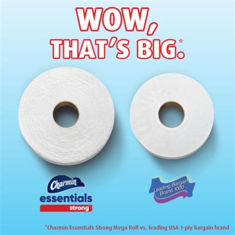 Charmin Essentials Strong Mega Roll Toilet Paper 6 Rolls Frys Food