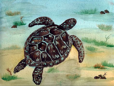 Artwork By Deanna: Paint Party Friday - Sea Turtle