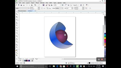 Corel Draw Design D Logo Design In Corel Draw Corel Draw Tutorial