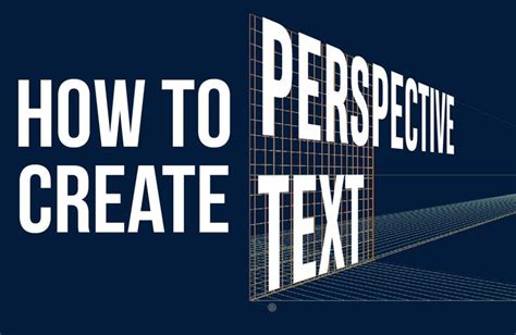 Create Perspective Text In Adobe Illustrator