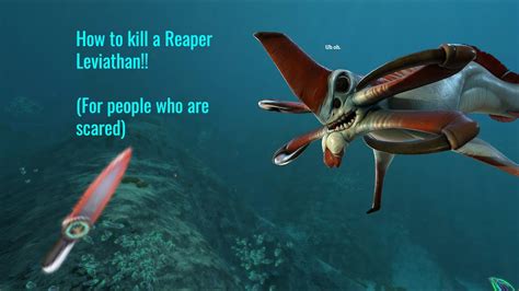 How To Kill A Reaper Leviathan In Subnautica Subnautica Guide Youtube