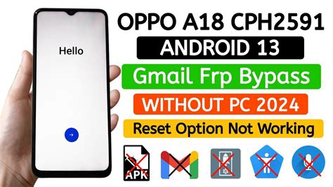 Oppo A Cph Frp Bypass Android Without Pc Youtube