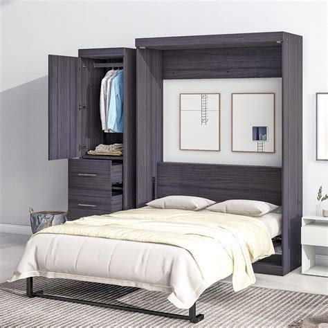 Quarte Multifunctional Full Size Murphy Bed Review Murphy Bed Plans