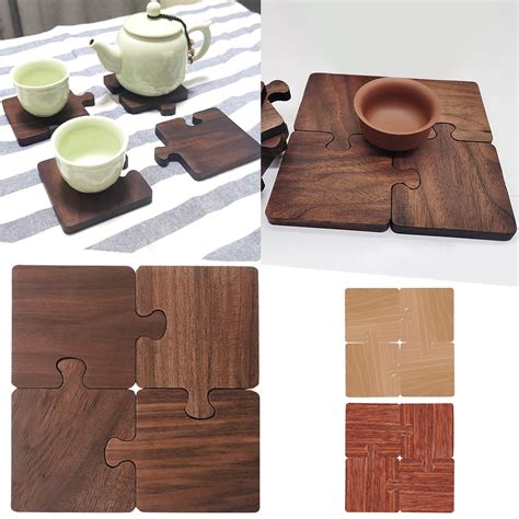 Walmart Week Deals Solid Wood Tea Mat Black Walnut Tea Mat Tea Heat