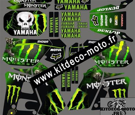 Kit déco Yamaha DT 125 Rockstar Kitdeco moto fr