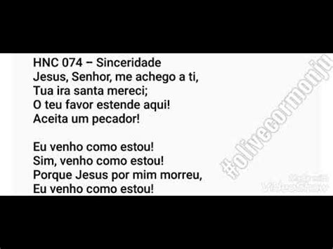 HINO 74 DO HINÁRIO PRESBITERIANO NOVO CÂNTICO YouTube