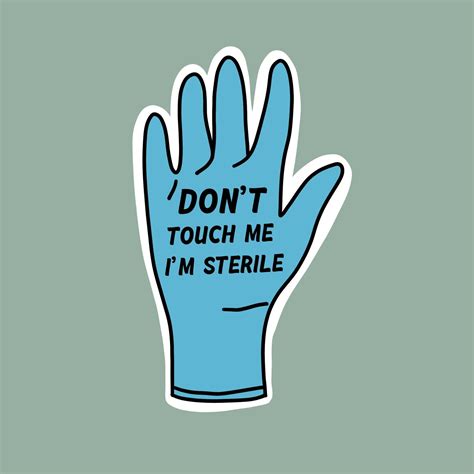 Dont Touch Me Im Sterile Spongebob Nurse T Doctor Etsy