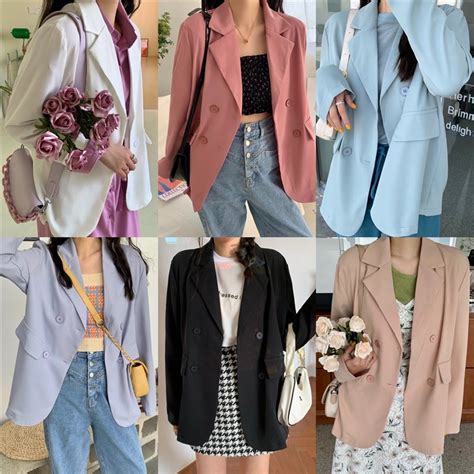 Aesthetic Stuff On Twitter Blazer Casual Https Shope Ee 7exaSL14NN