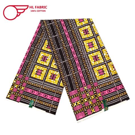 Veritable Wax 100 Cotton African Wax Fabric Nigerian Ankara Block